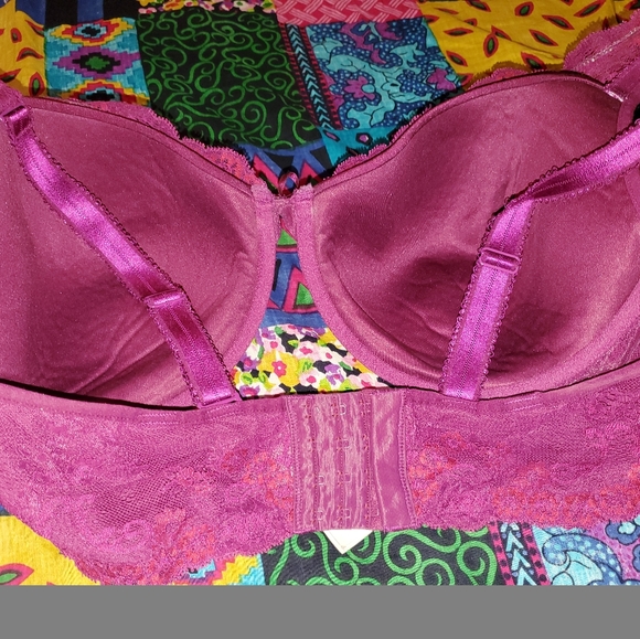 [40DDD/E] Dèesse ~ Temptress Lace Detail Plunge Bra - Picture 6 of 8